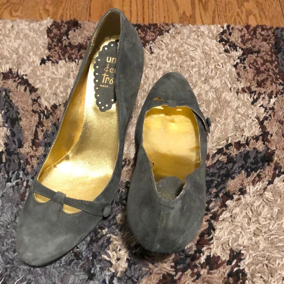 FIRM PRICE Vintage Italian Leather Nubuck shoes - Picture 3 of 5